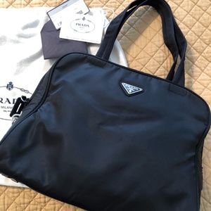 Authntic Prada Tessuto/Saffiano Nero bag ,EUC